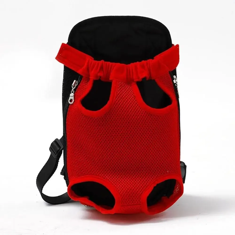6 Colors Adjustable Breathable Kangaroo Carrying Travel Legs out Backpack for Dogs