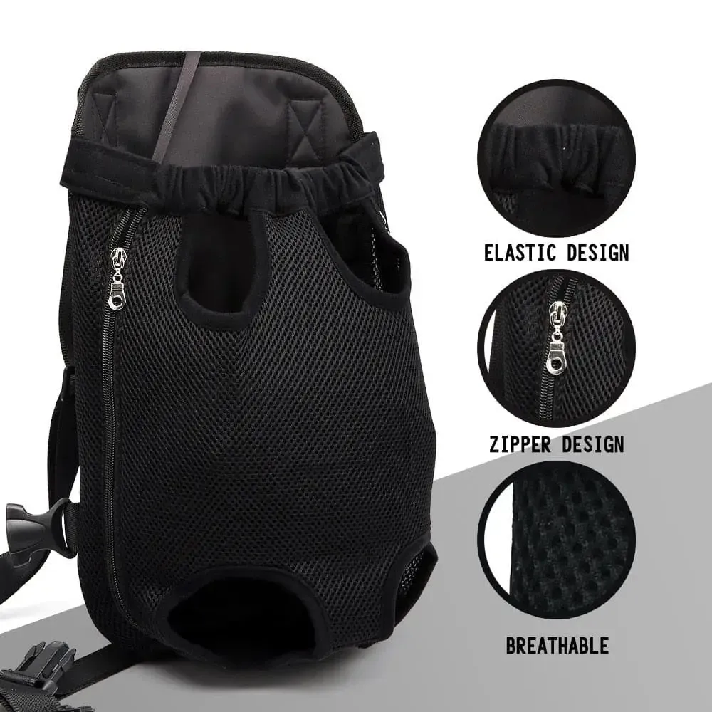 6 Colors Adjustable Breathable Kangaroo Carrying Travel Legs out Backpack for Dogs
