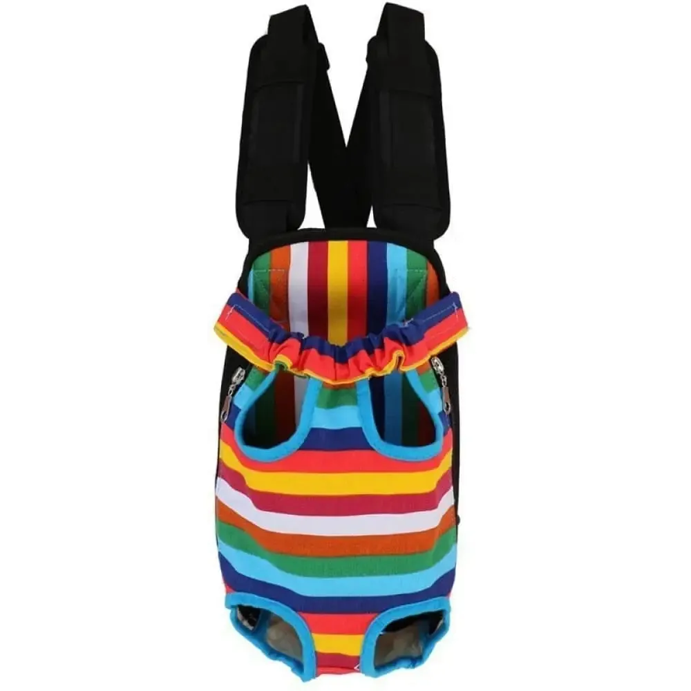 6 Colors Adjustable Breathable Kangaroo Carrying Travel Legs out Backpack for Dogs