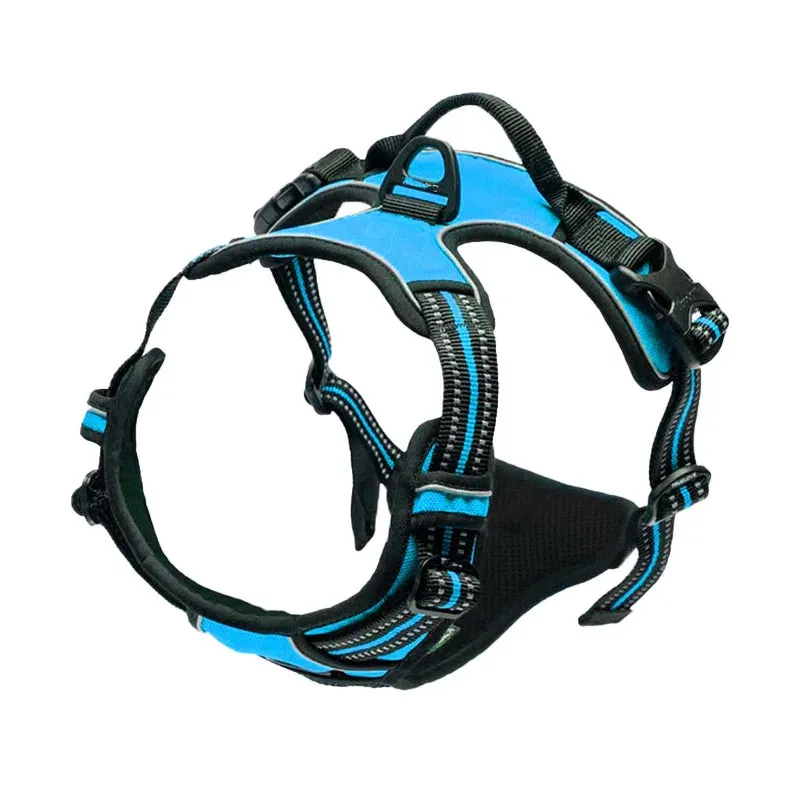 Adjustable Reflective Dog Harness - Breathable Vest for All Dog Sizes