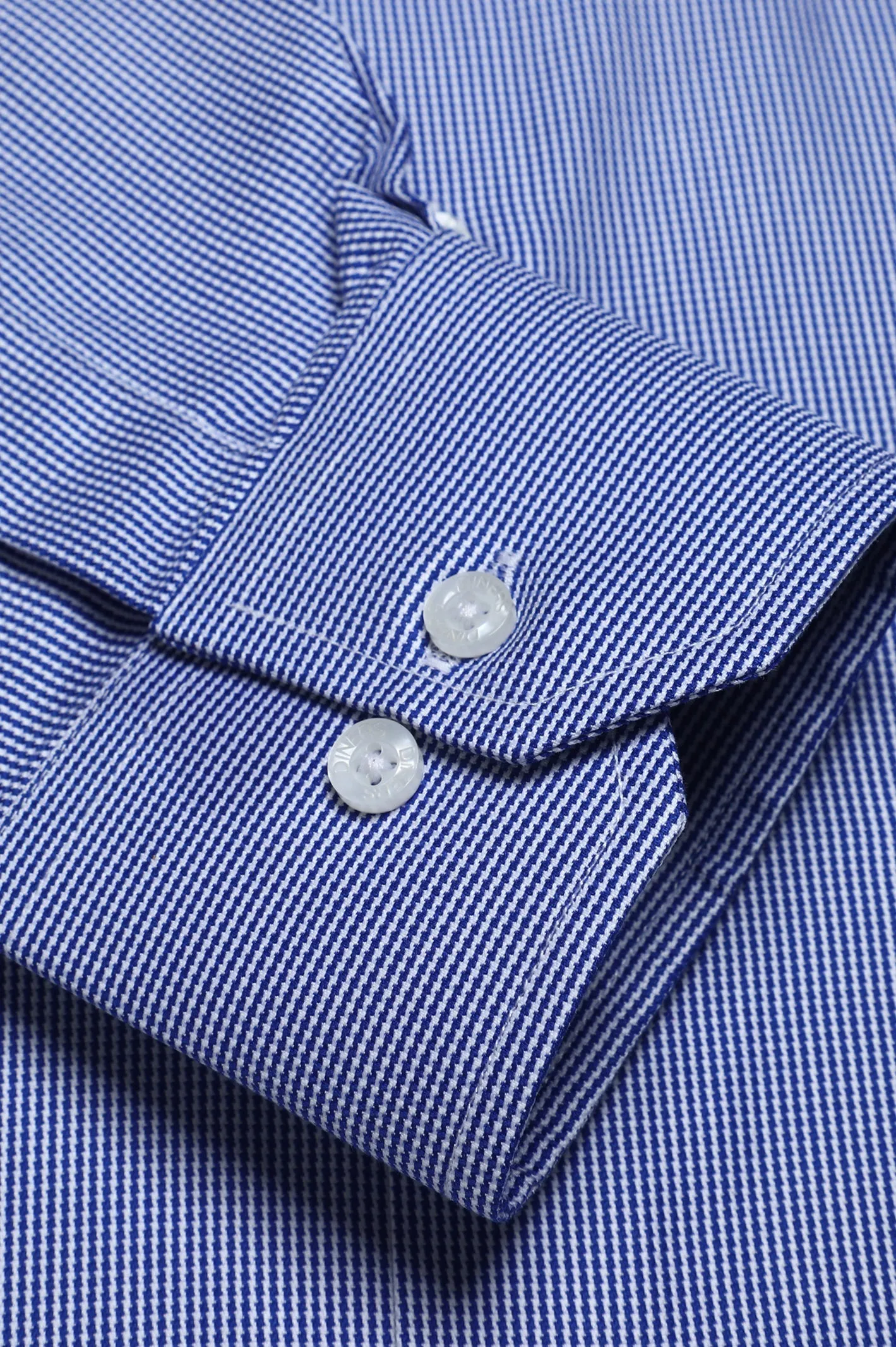 Blue Textured Formal Shirt