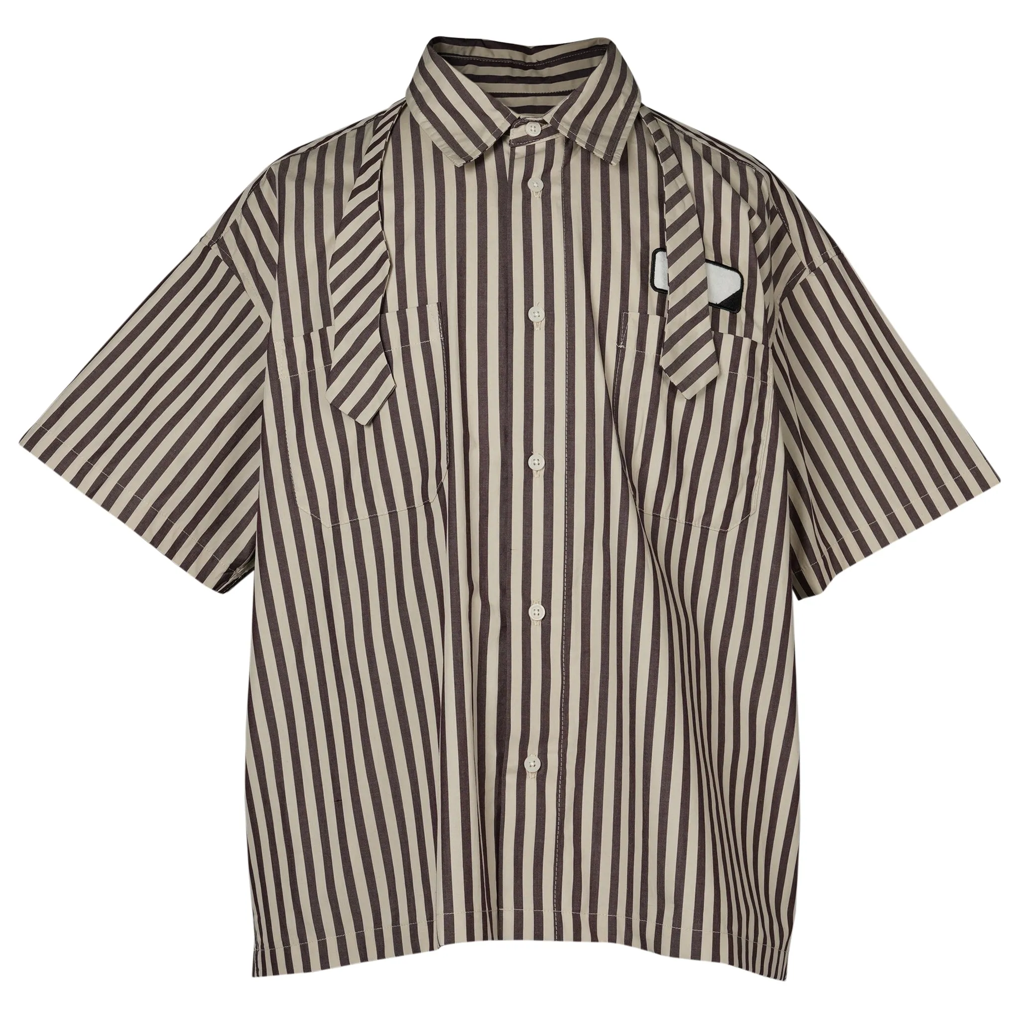 BOWTIE WORKSHIRT / B:BROWN