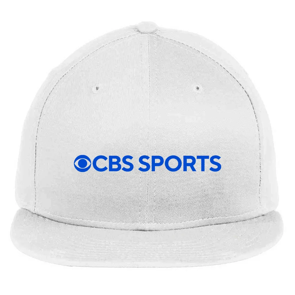 CBS Sports Logo LOGO Embroidered Flat Bill Hat