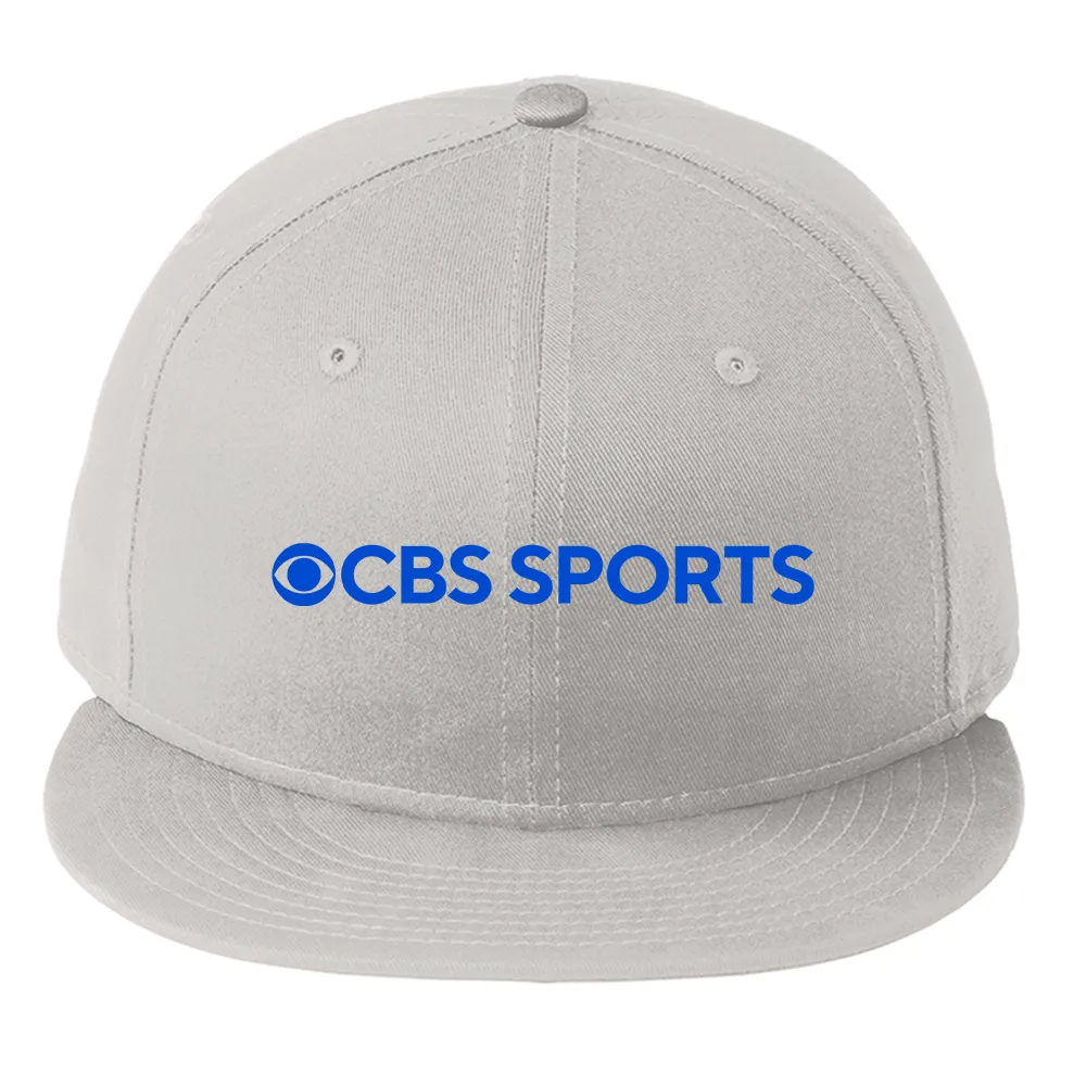CBS Sports Logo LOGO Embroidered Flat Bill Hat