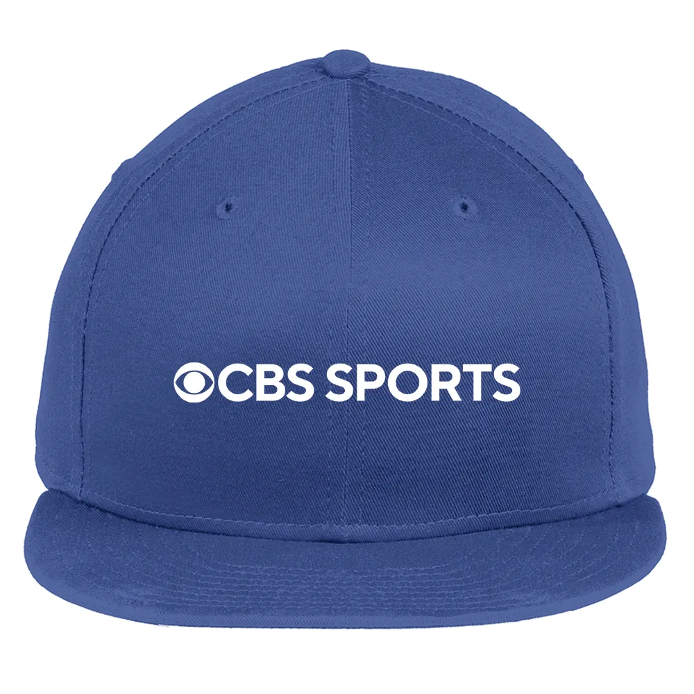CBS Sports Logo LOGO Embroidered Flat Bill Hat