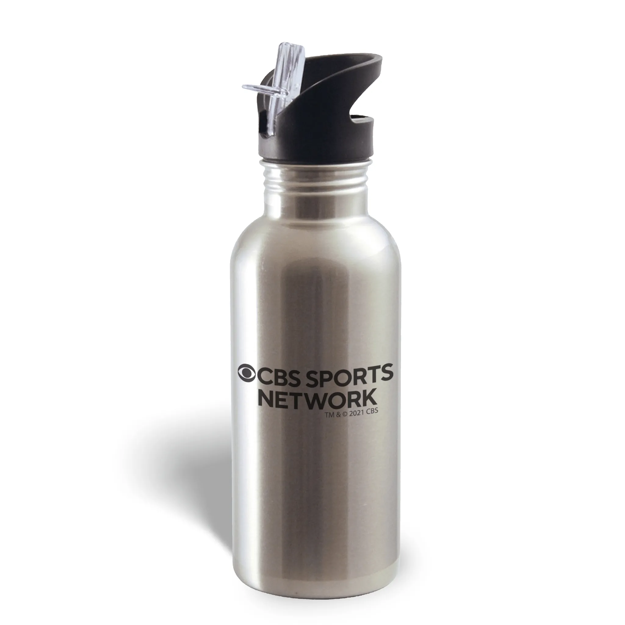 CBS Sports Network Logo 20 oz Screw Top Water Bottle with Straw