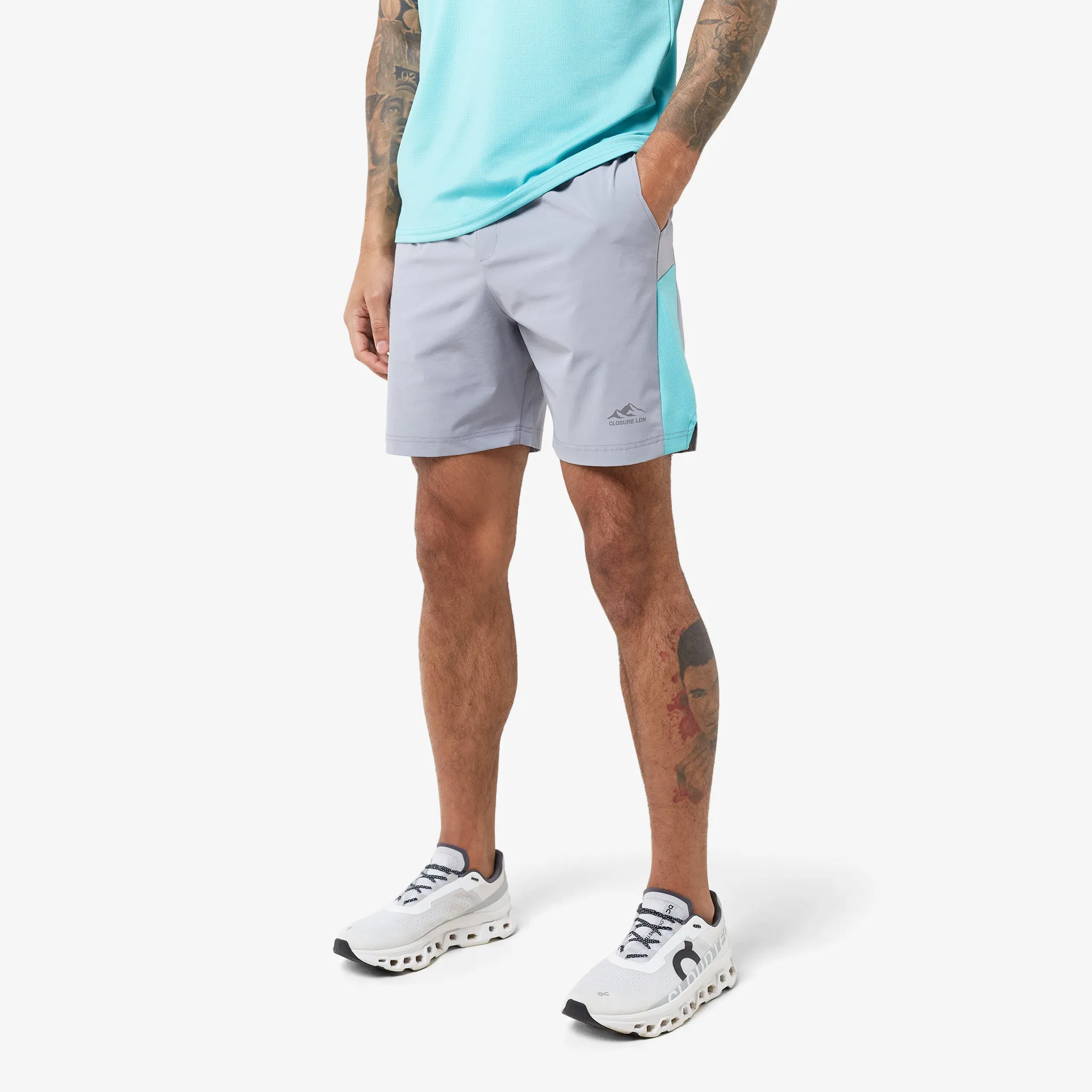 Cut & Sew Training Twinset | Aqua