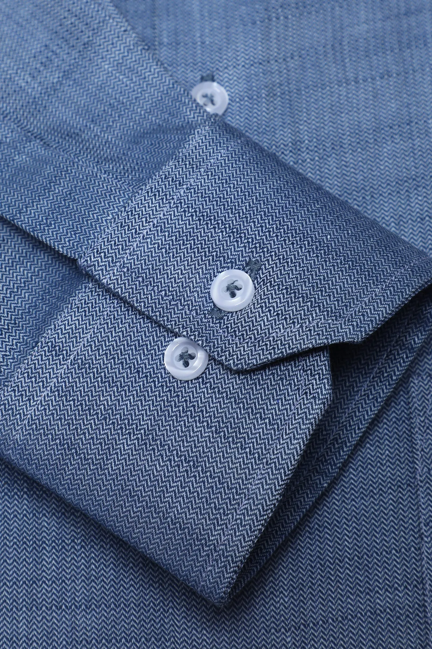 Dark Blue Texture Formal Shirt