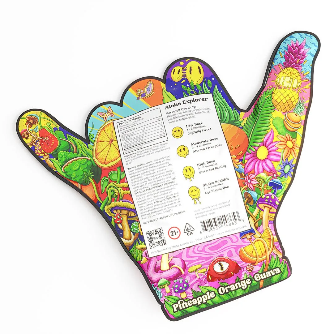 Erth Wellness Shaka Sweets Magic Mushroom   THCV - P.O.G. Flavor