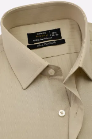 Fawn Textured Formal Shirt