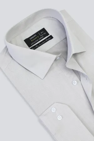 Fawn Twill Textured Formal Shirt