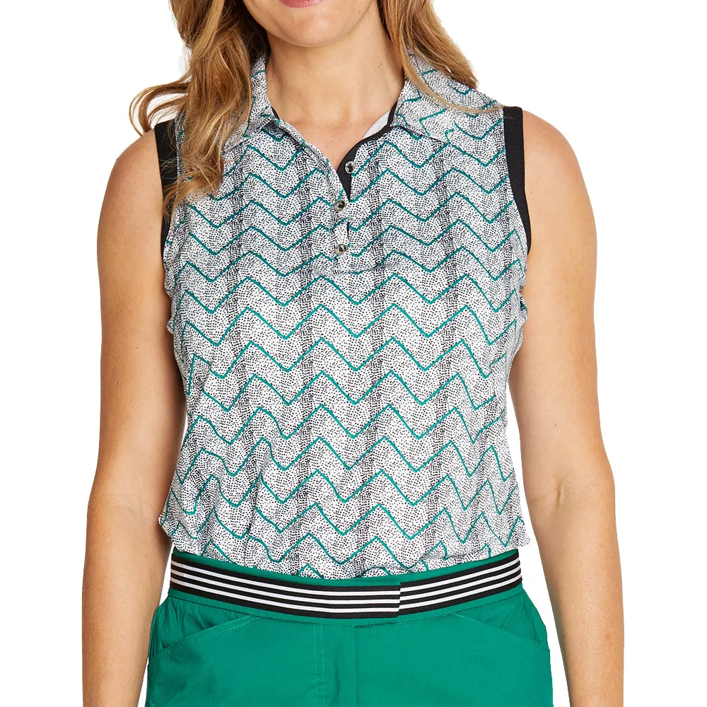 GGBlue Holly Womens Sleeveless Golf Polo