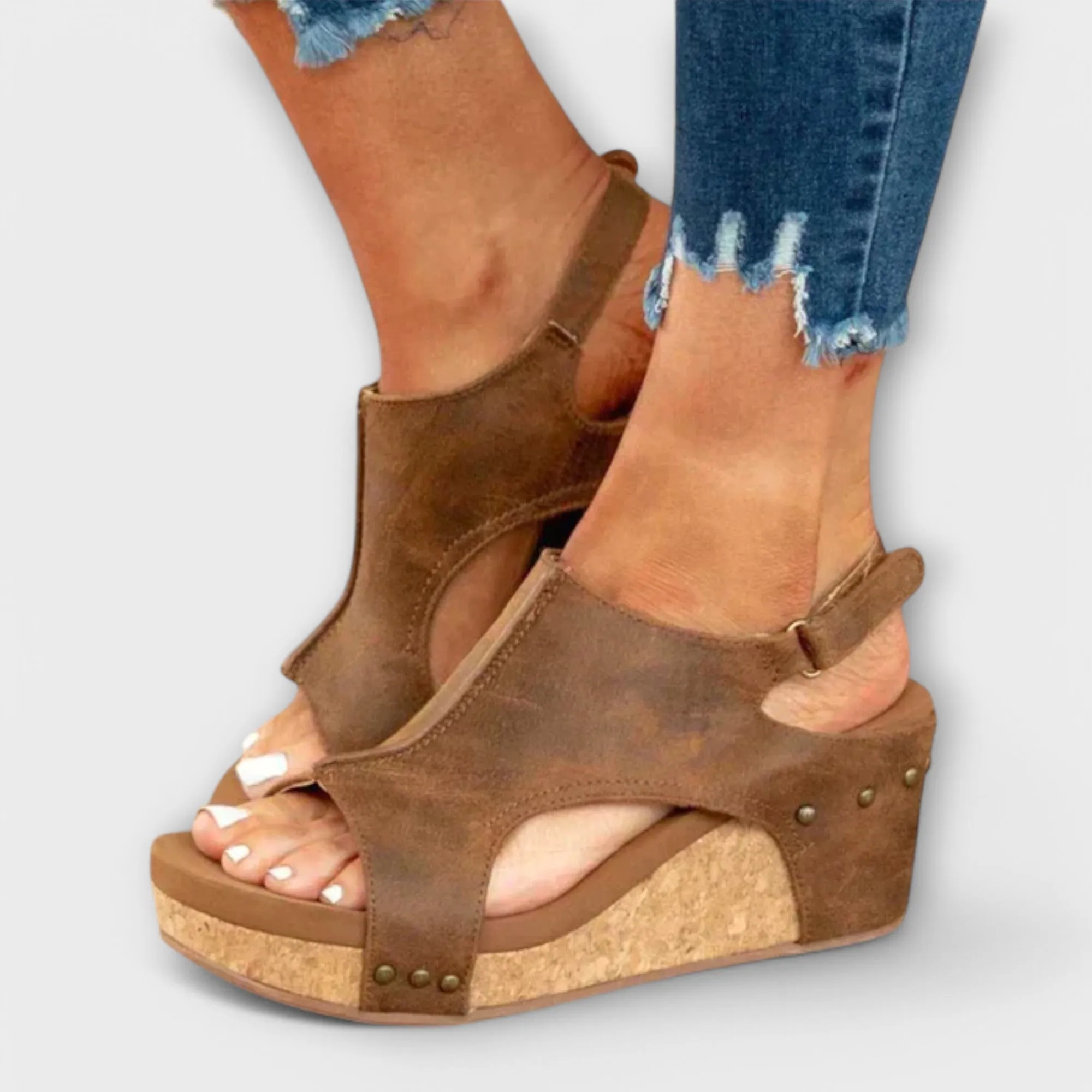 Lina - Wedge-Heeled Orthopedic Footwear