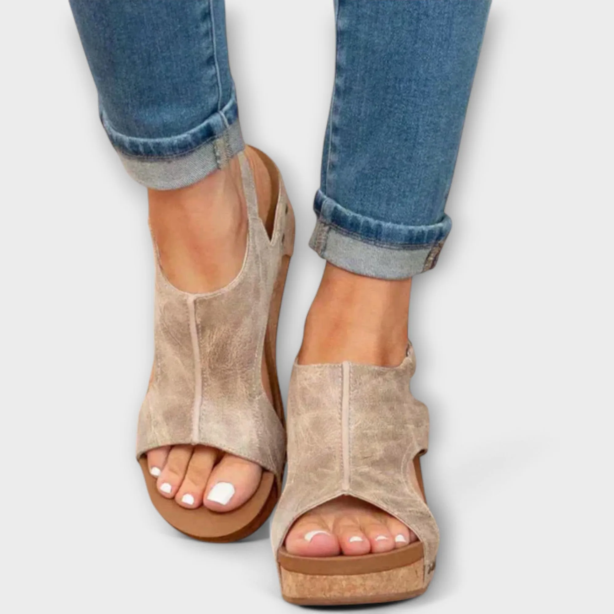 Lina - Wedge-Heeled Orthopedic Footwear