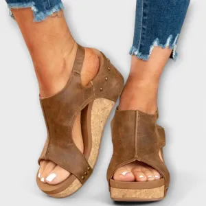 Lina - Wedge-Heeled Orthopedic Footwear